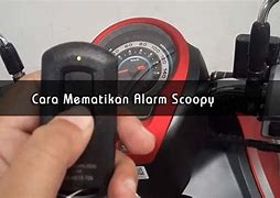 Alarm Motor Scoopy Tidak Bunyi