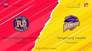 Pelita Jaya Jakarta Vs Tangerang Hawks